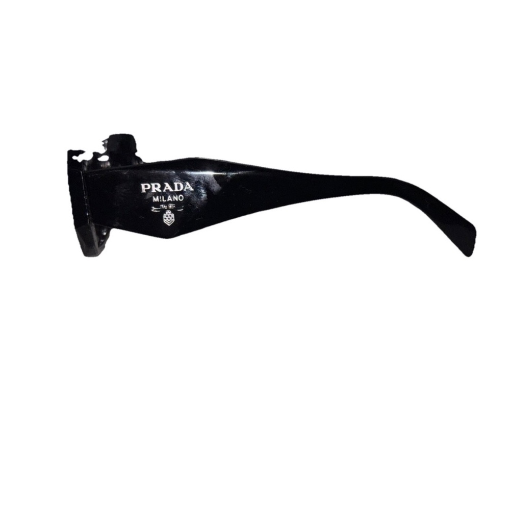 Prada PR17WS 1AB5S049 Women's Sunglasses 49 mm Black / Dark Grey Lens - Picture 4 of 8